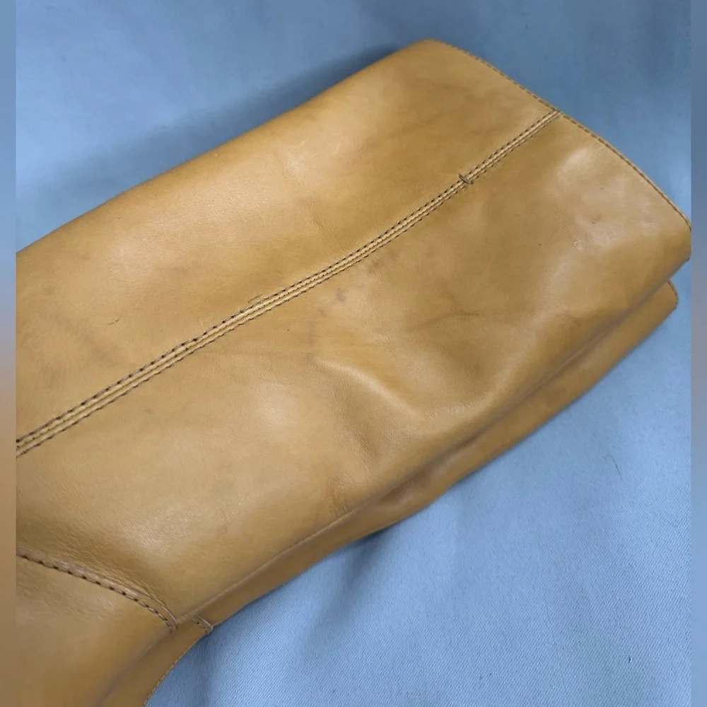 NWT Frye Camryn Tall Pull-On Boots – Banana Leather – Size 8M - Picture 11 of 15